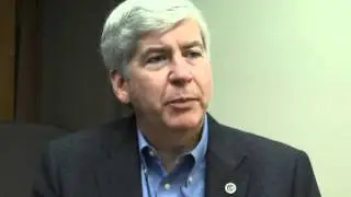 RAW Video: Governor Snyder Interview