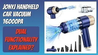 REVIEW (2026): JONYJ Handheld Car Vacuum 16000PA. Features
