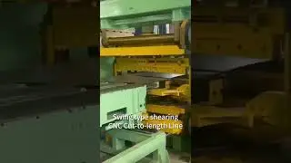 Swing shearing CNC Cut-to-length Line #ctl #cuttolengthmachine #cuttolengthline #steelfabrication