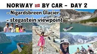 Day 2: Nigardsbreen Glacier Boat ride, Hike & Stegastein Viewpoint Views| Norway travel Vlog