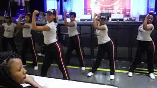 WSSU Cheerleaders Dancing At CIAA 2019