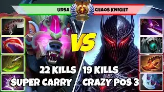 URSA (Carry) vs CHAOS KNIGHT (Off) - Epic Battle Of Immortal Rank Dota 2 Players - Z Dota 2