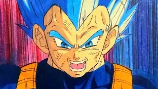 Dibujo De Vegeta Ssj Blue Evoluci&oacute;n [ Dragon Ball Super ] Drawing 