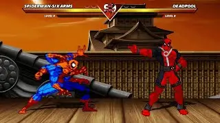 SPIDERMAN SIX ARMS vs DEADPOOL - Highest Level Amazing Fight!