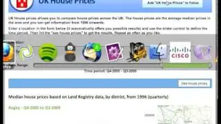 UK House Prices - powered by data.gov.uk, open source Yahoo products and Nestoria