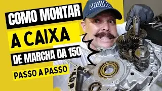 COMO MONTAR a caixa de marcha Titan 150 Bros 150 [PASSO A PASSO] vídeo completo.