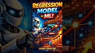 Regression in ML explained in 60 seconds #machinelearning #regressionanalysis#regressionmodel