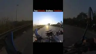 Two wheels, endless freedom 🏍️✨#BikerVibes#MotorcycleLife#RideOrDie#InstaBike#ReelsIndia