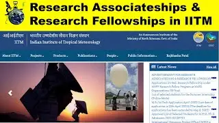 Research Associate & Research Fellow in IITM | How to apply Online | Live Job Opportunities