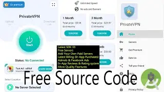 Free Vpn Source Code | Private VPN App - Free & Paid VPN Servers - Admob Facebook Ads | Tech MadBD