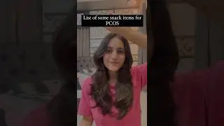 What Snacks are Good for PCOS? 🤔 #healthysnacks #pcos #viral