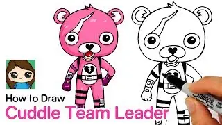 How to Draw Cuddle Team Leader Skin | Fortnite
