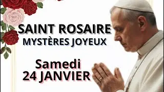 🌹 Saint Rosaire  24/01 Samedi Mystères Joyeux