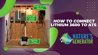 How to Install the Nature’s Generator Lithium 3600 to an ATS – Quick Tutorial