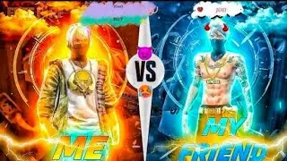 1V1 CUSTOM GAMEPLAY WITH MY FRIEND😱#FF#1V1#HYPERGAMER