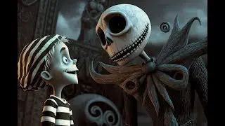 Unreal Engine Tutorial for Beginner Cinematic Volumetric Lighting - The Nightmare Before Christmas 3