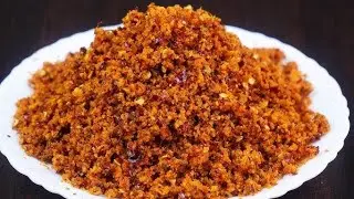 Khopre or mirchi ki chatnii ( coconut and chilli powder) (easy and instant recipe ) @sifaarakitchen 