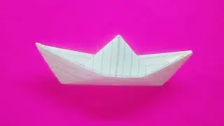 how to make a paper boat - paper boat - origami paper ship