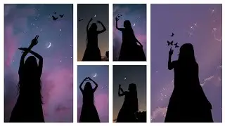 10+ Dark Shadow Poses For Girls✨🦋 || Dark Shadow Pic Tutorial ||Runway Aurora Poses Creative Yashika