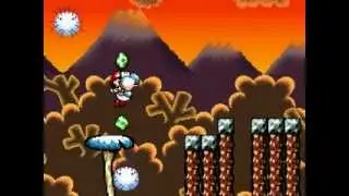 Yoshi's Island Snes Walkthrough Level: 6-3: 