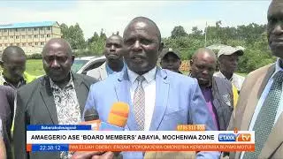 Mochenwa Board members receive training on service delivery in school management.