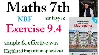 Maths class 7th | exercise 9.4 | ex 9.4 | Q-1-2 | NBF | unit 9 | Geometry | Sir fayyaz | grade 7
