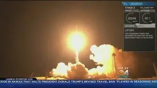 SpaceX Launches Commercial Satellite