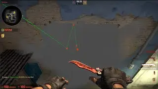 CS:GO Perfect Mirage Window Smoke 128 Tick Tutorial