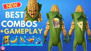 *NEW* Cobb Skin Best Combos + Gameplay - Fortnite (Harvest Bounty Bundle)