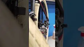 How to clean bike tires. Beautiful white bicycle tires for bicycles