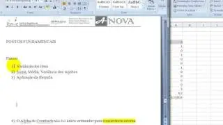 8 Excel Passo a passo Alfa de Cronbach Psicometria