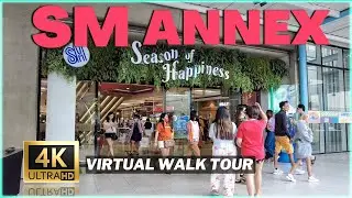 INSIDE SM NORTH ANNEX: A Real Life Weekend Mall Walking Tour in Quezon City, Philippines 4K 🇵🇭