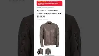 Motorhelmets Store Sale Highway 21 Murtaugh and Gasser Men's Cruiser Motorcycle Jackets #shorts