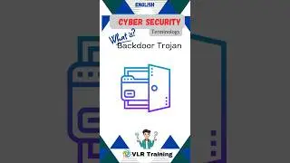 What is Backdoor Trojan? cyber security terminology#vlrtraining #cybersecurity #education