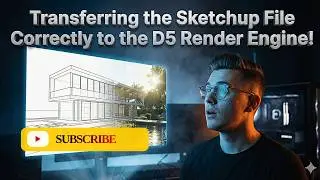 How to Import a SketchUp File into the D5 Render Engine?  #d5render #sketchup