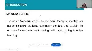 RECONCEPTUALIZING MULTITASKING IN SYNCHRONOUS ONLINE LEARNING THROUGH THE LENS OF MERLEAU-PONTY&rsquo;S ..