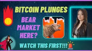 BITCOIN PLUNGES!!! | IS THE BEAR MARKET HERE??? | CAUTION | WATCH THIS NOW BEOFRE YOU BUY/SELL !!!