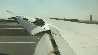 Oman Air Boeing 787-9 flying over shore of Oman and landing at Muscat Airport 🇴🇲