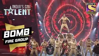 Bomb Fire Pays A Tribute To The Indian Police Force |India's Got Talent Season 9 |Bomb Fire Group