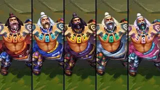 All Inkshadow Udyr Chromas | League of Legends