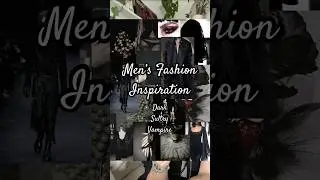 Mens Dark Sultry Vampire  #fashion