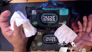 DUDE Wipes MINT CHILL vs FRAGRANCE FREE: Cold Tingle Test!