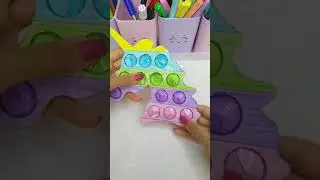 🦄 COMO FAZER POP IT CASEIRO DE UNIC&Oacute;RNIO | PASSO A PASSO | #Shorts #Fidegttoys #Popitcaseiro #ASMR