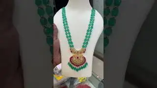 Handmade crystal #Monalisa #beads jewellery collection with cz #stone #pendant