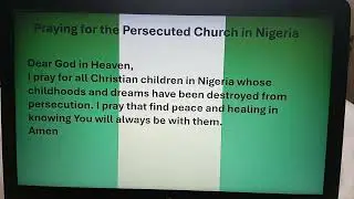Prayer Campaign for Nigeria 🇳🇬 Day 7 #persecutedchurch #nigeria #genocideawareness #christianprayer