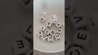 LANI DICE -Dropping Sound in Bowl/ASMR #satisfyingasmr #dice #short
