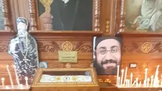 بث مباشر . معجزات وتمجيد ومديح ابونا مينا عبود شهيد العريش بمزاره بكنيسة مار لوقا . السبت  7-5-2022