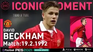 ICONIC MOMENT 19 YEAR OLD BECKHAM MANCHESTER UNITED DAVID BECKHAM FAN MADE TRAILER