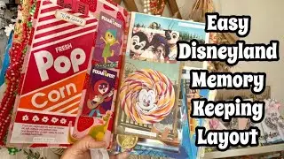 Junk Journaling For Beginners / A Day At Disneyland / Using a Junk Journal / Journal With Me