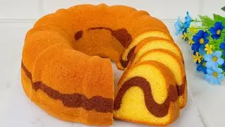 KETAGIHAN PAKAI RESEP INI! MARMER SPONGE CAKE SUPER LEMBUT DAN EMPUK MUDAH ANTI GAGAL